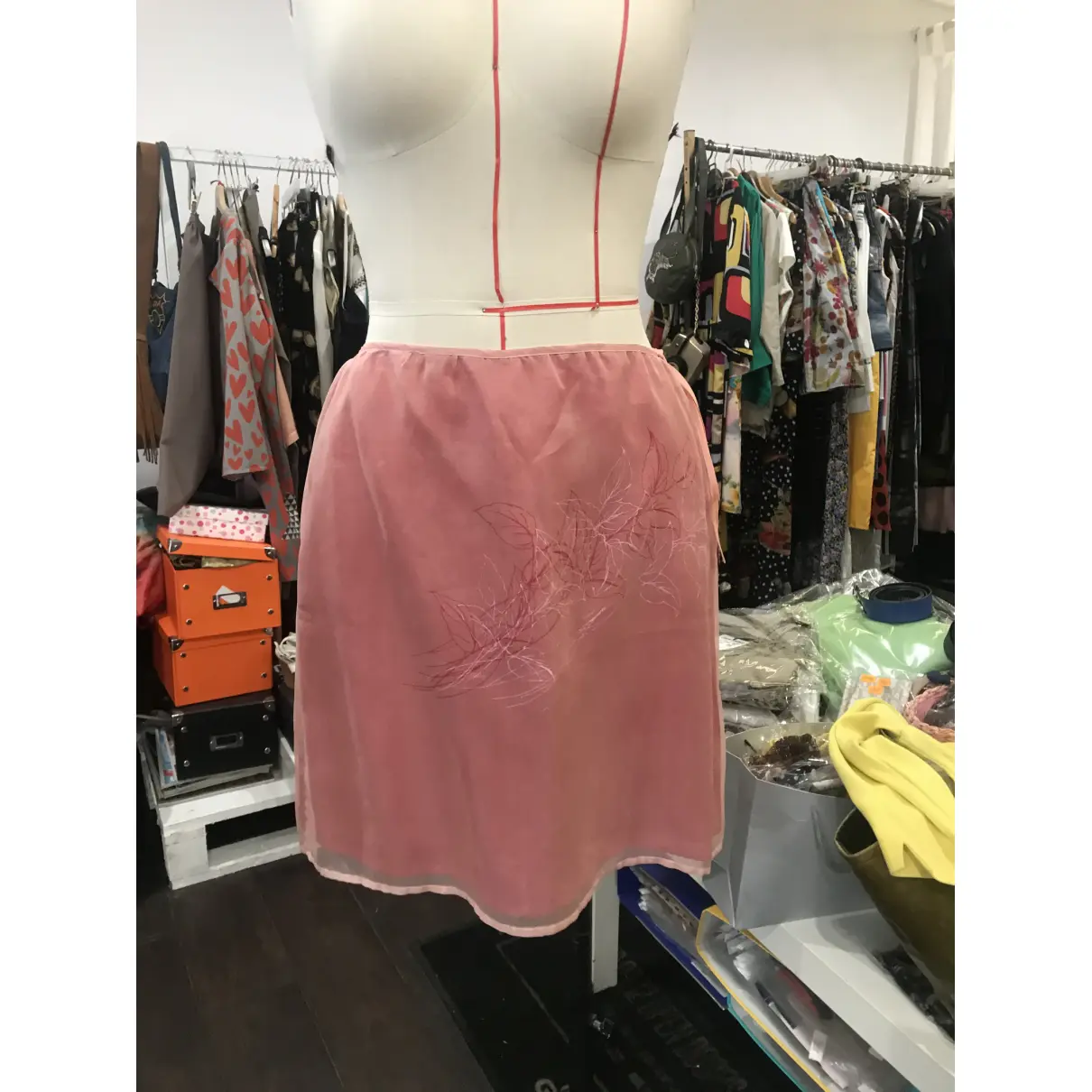 Silk mini skirt Armani Exchange