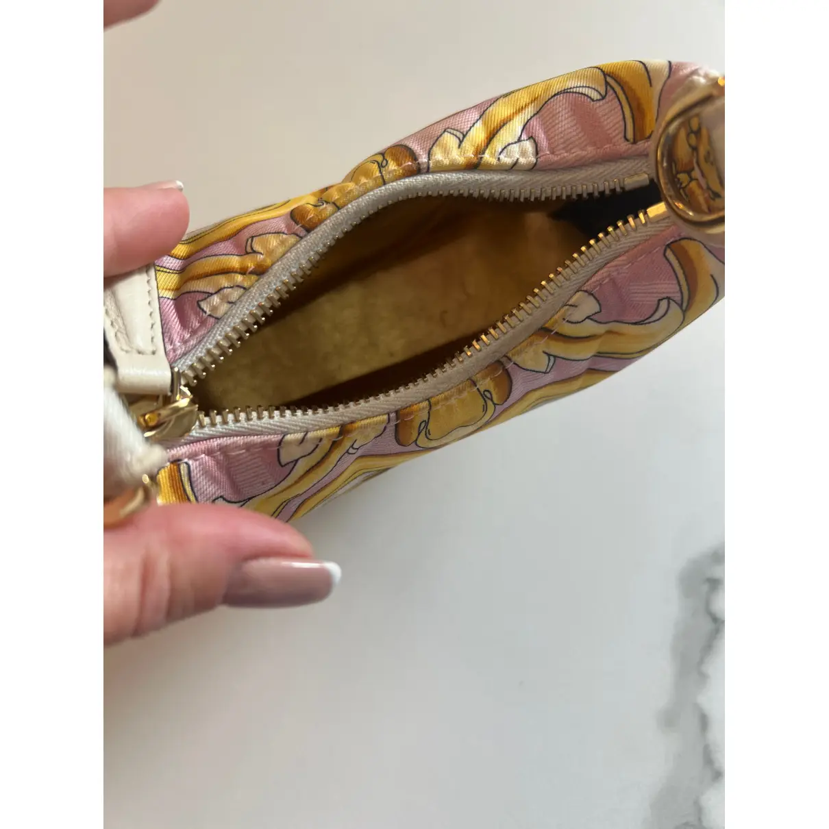 Silk handbag Fendi - Vintage
