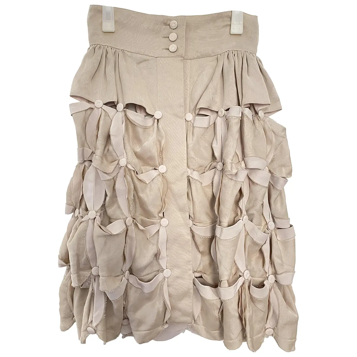 Silk mid-length skirt Fendi