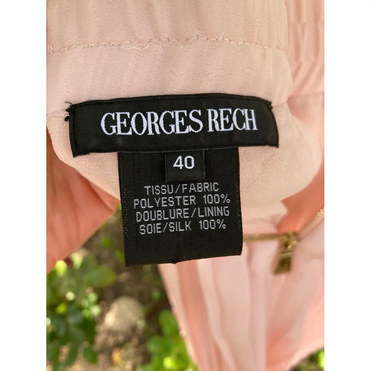 Silk mid-length skirt Georges Rech