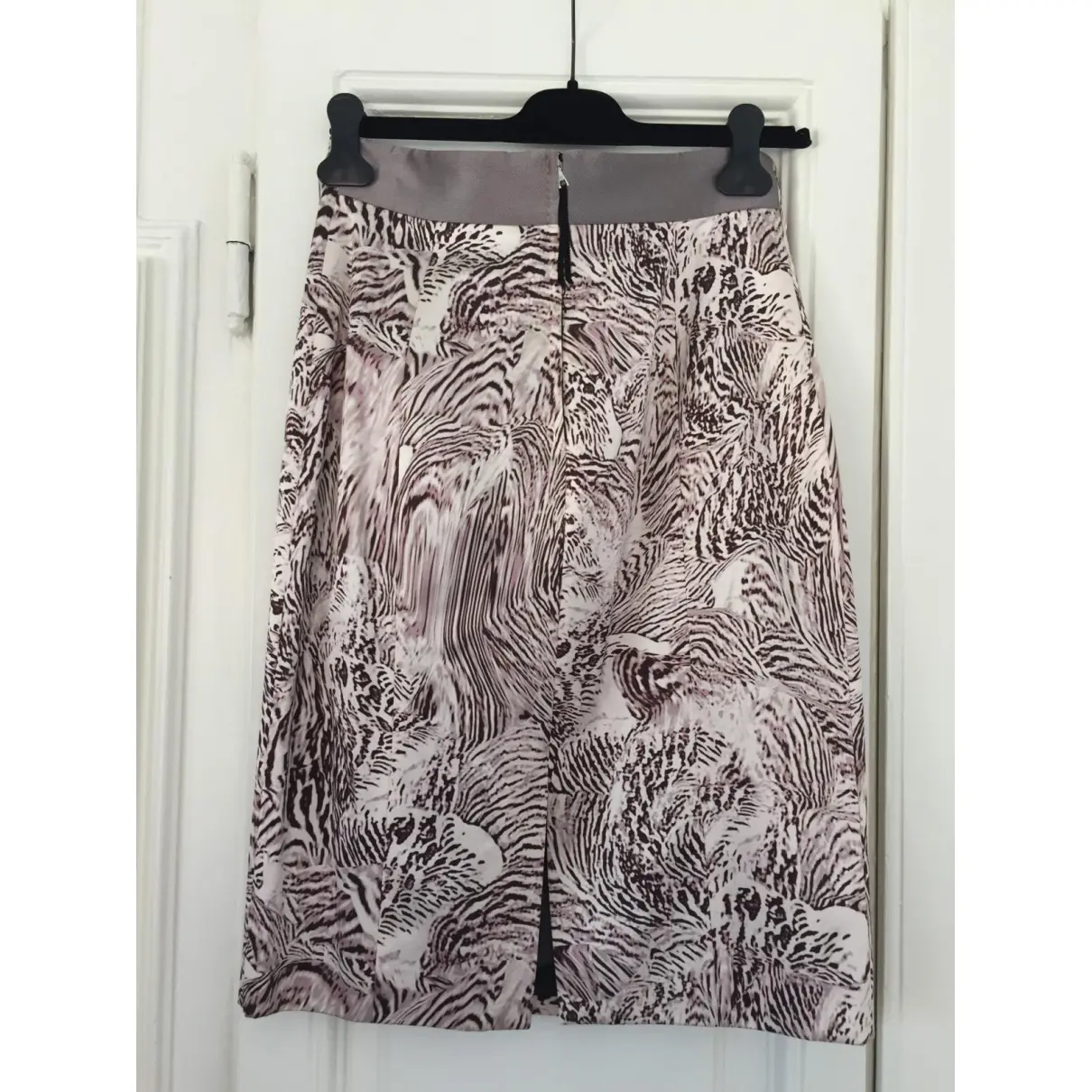 Giles Deacon Silk mid-length skirt for sale