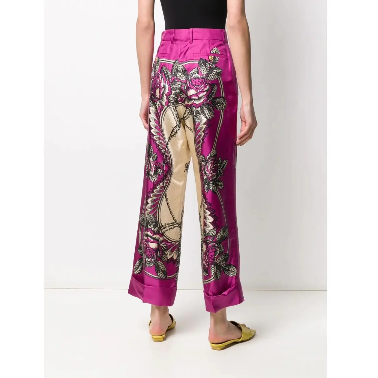 Silk trousers Gucci