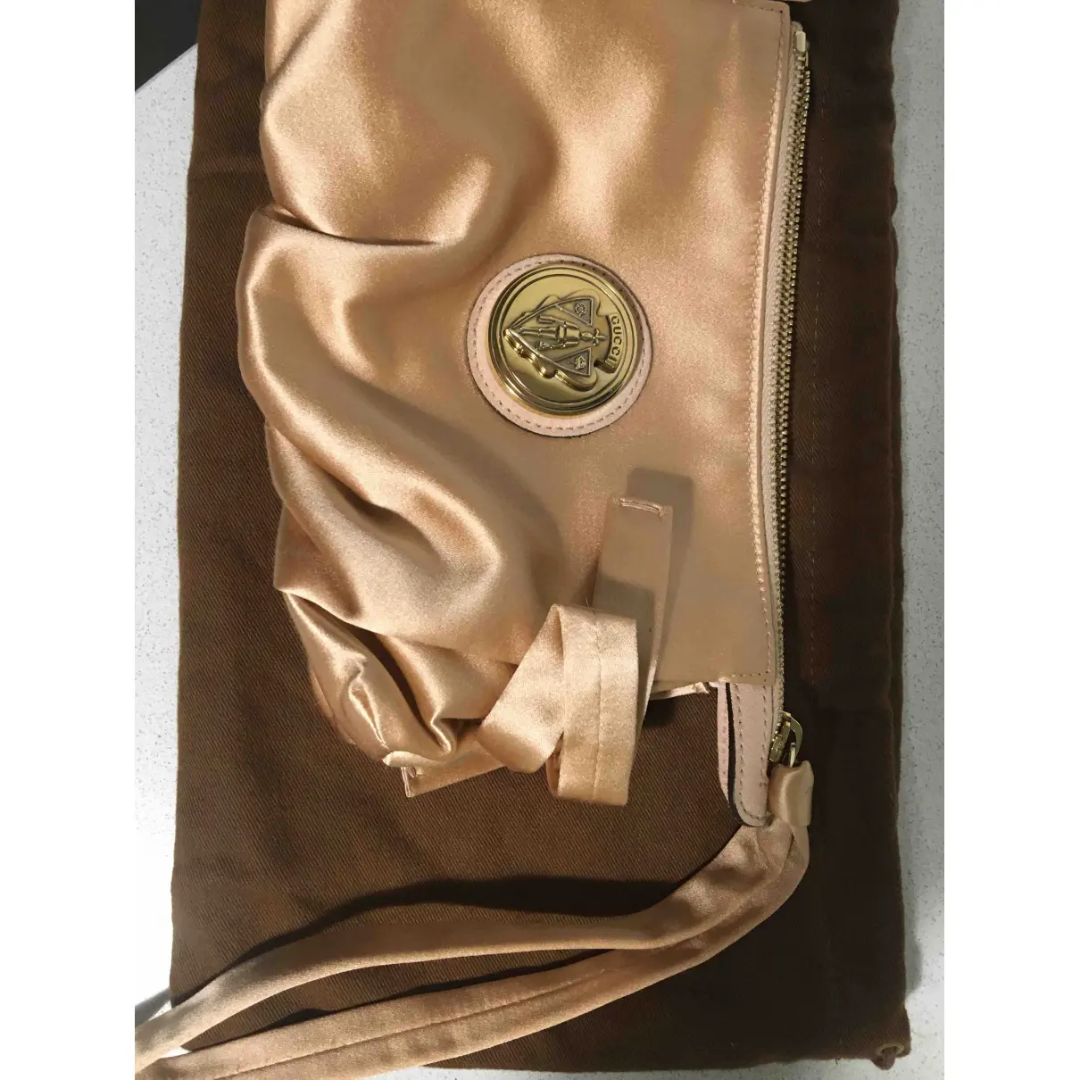 Buy Gucci Hysteria silk clutch bag online