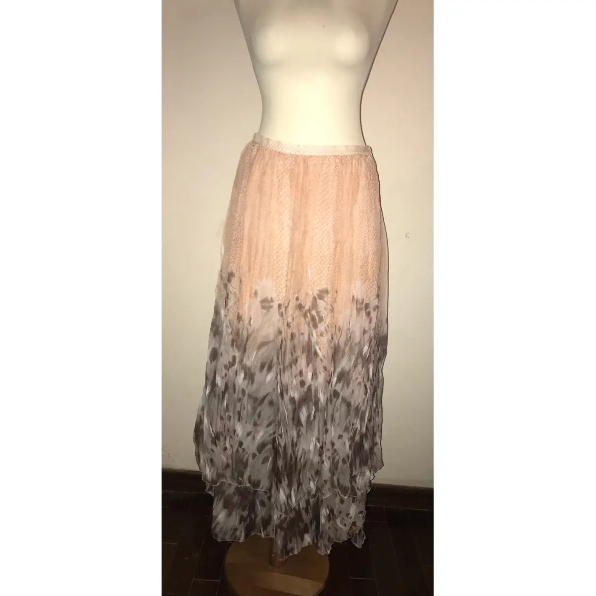 Silk maxi skirt La Perla - Vintage