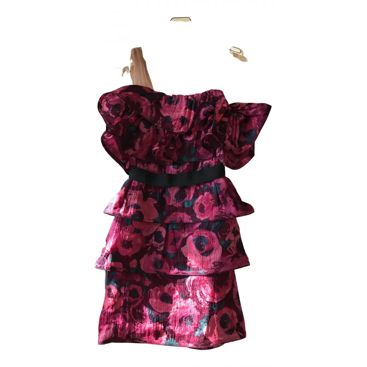 Silk mini dress Lanvin For H&M