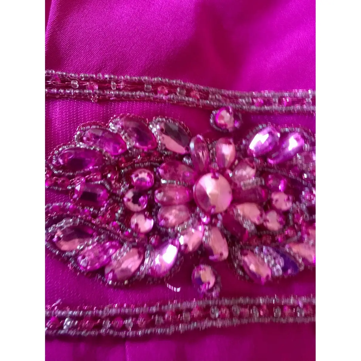 Buy Marchesa Notte Silk maxi dress online
