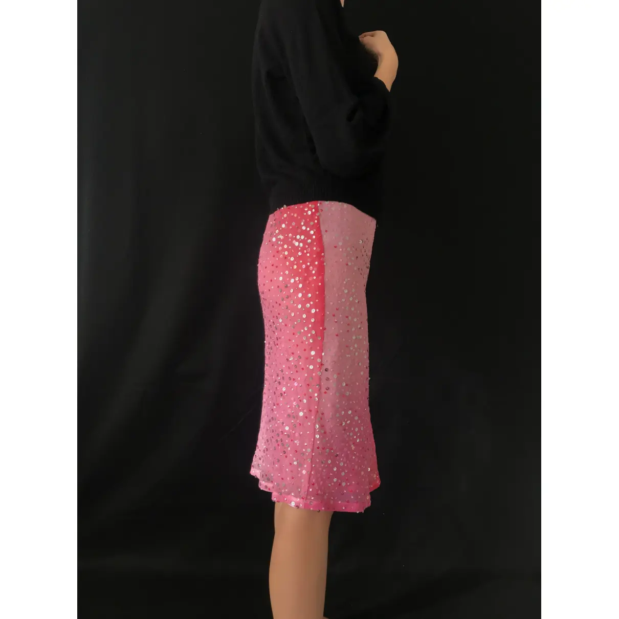 Silk mid-length skirt Twinset - Vintage