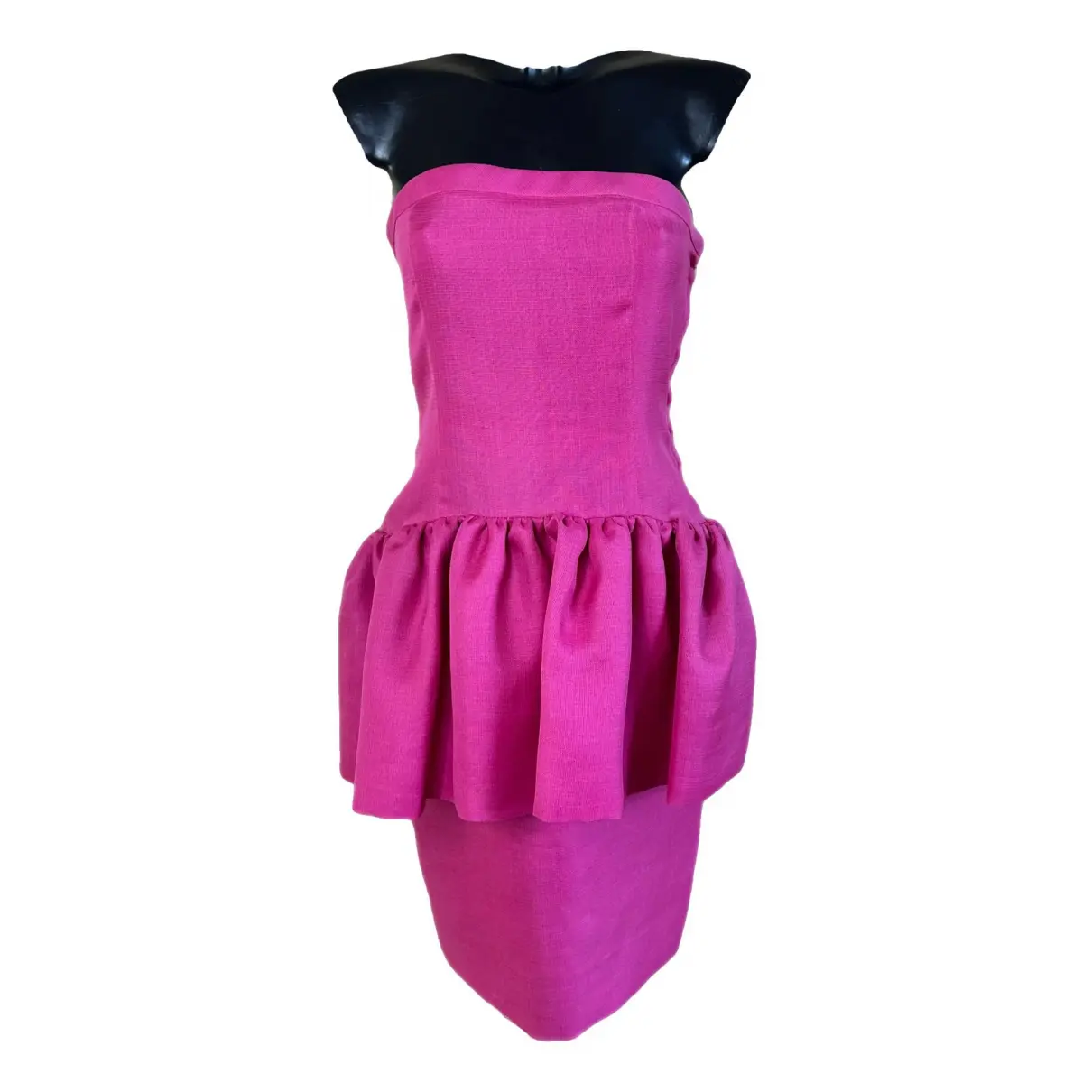 Silk mid-length dress Yves Saint Laurent - Vintage