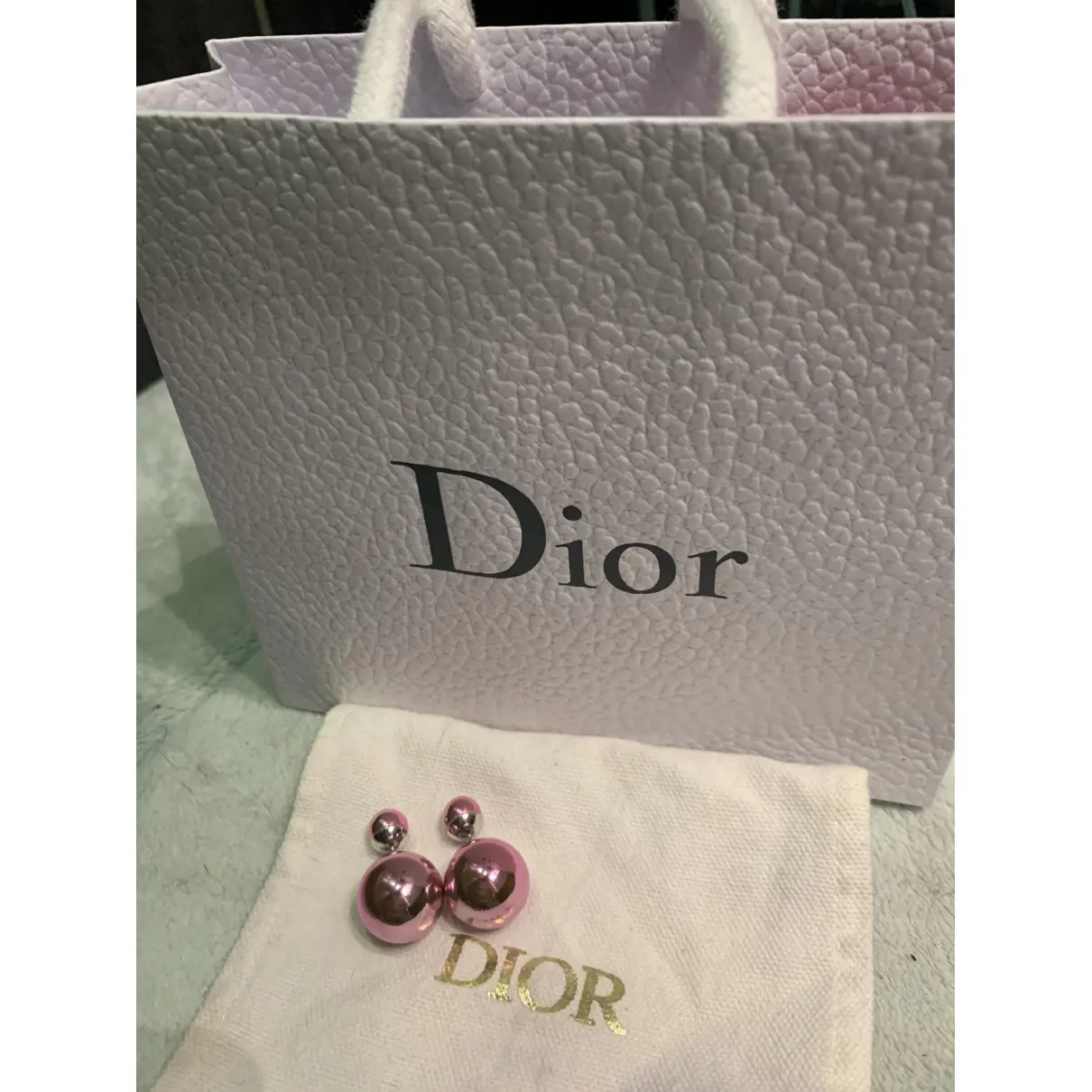 Buy Dior Tribal silver earrings online
