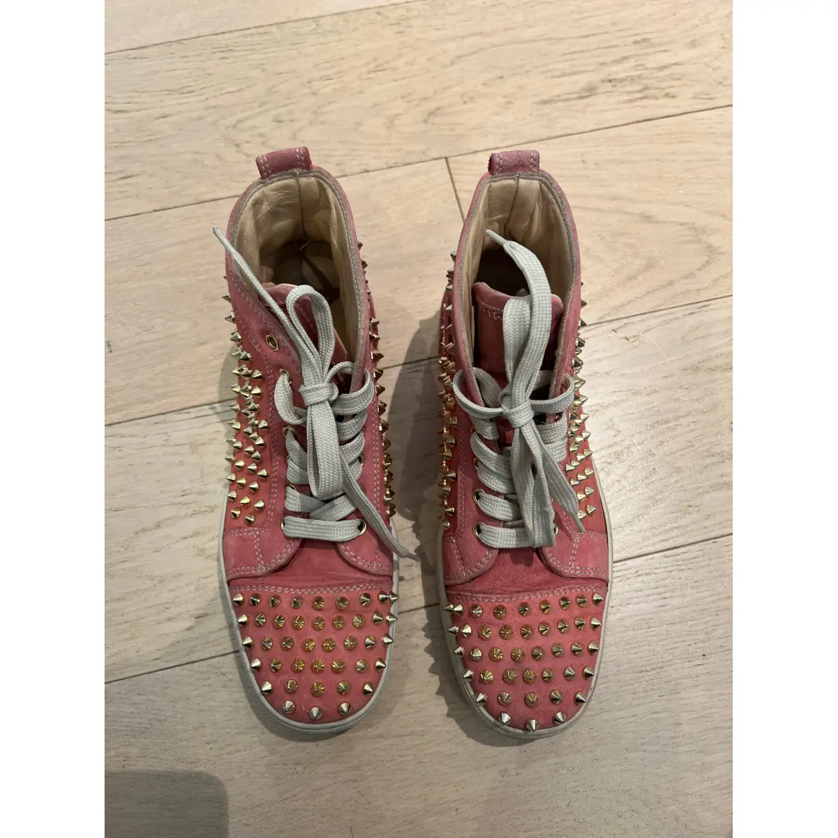 Buy Christian Louboutin Lou Spikes trainers online