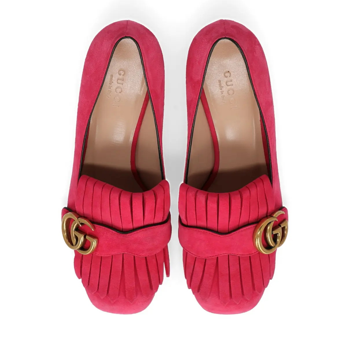 Marmont heels Gucci