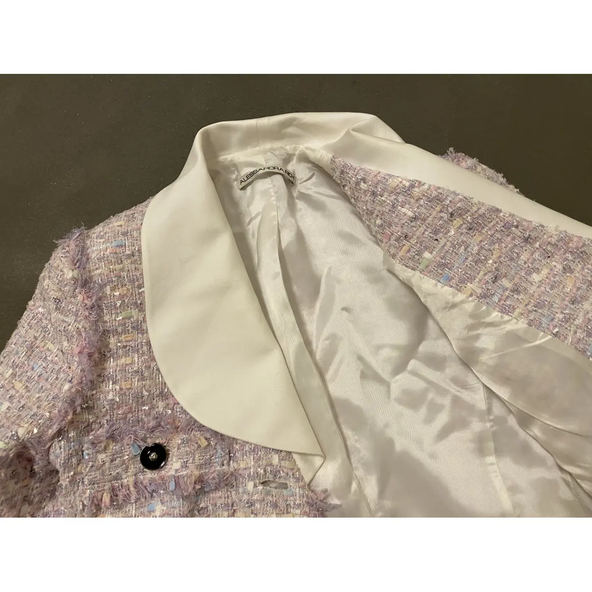Pink Cotton Jacket Alessandra Rich