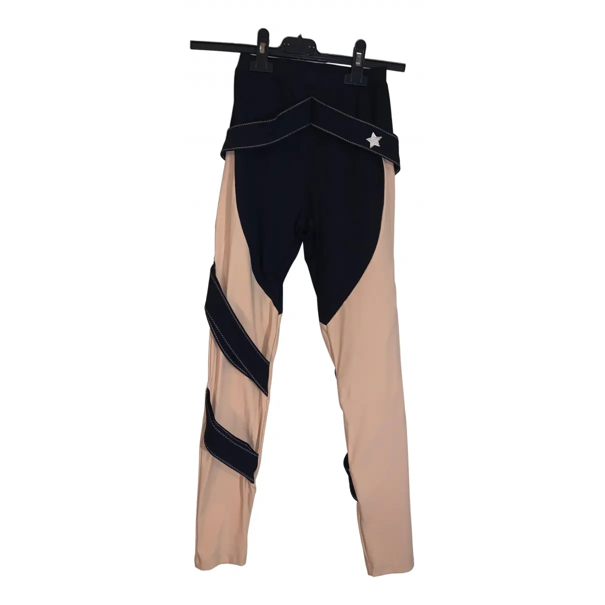Pink Synthetic Trousers Elisabetta Franchi