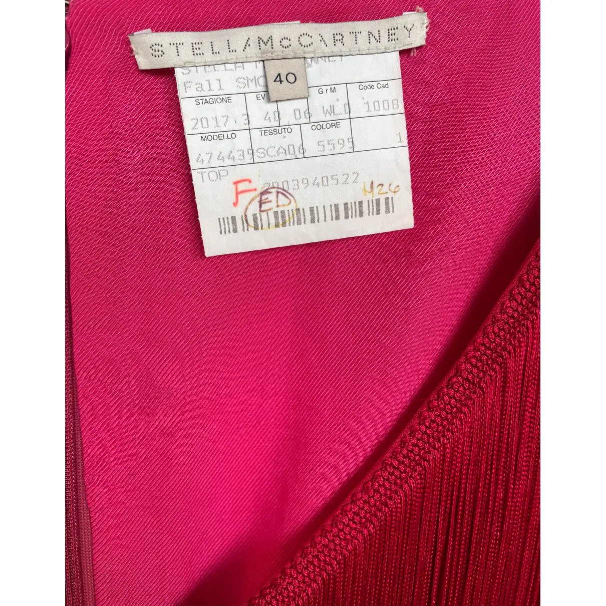 Pink Synthetic Top Stella McCartney