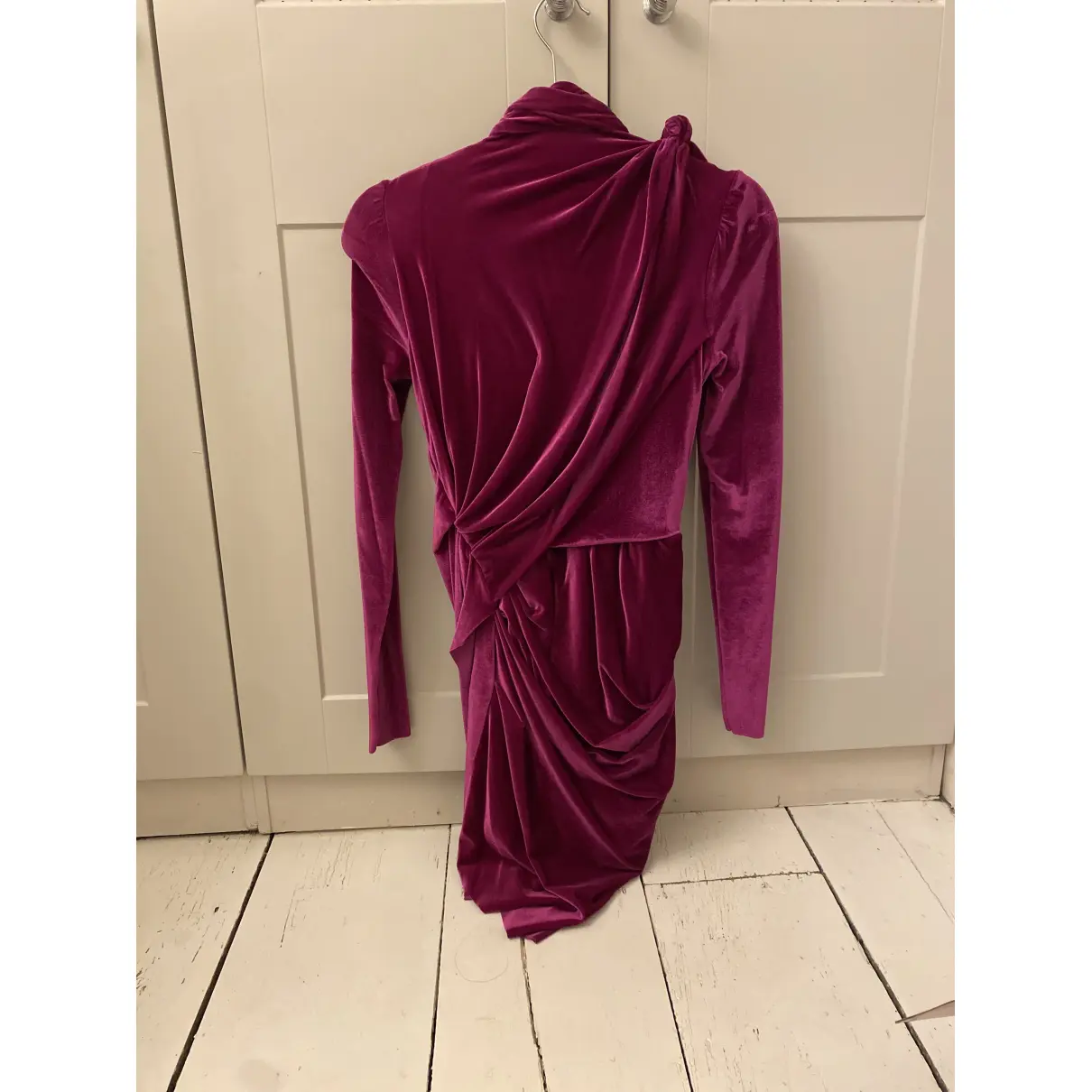 Buy Balenciaga Velvet mini dress online