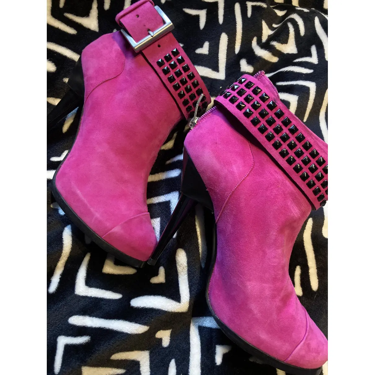 Buy Barbara Bui Velvet ankle boots online