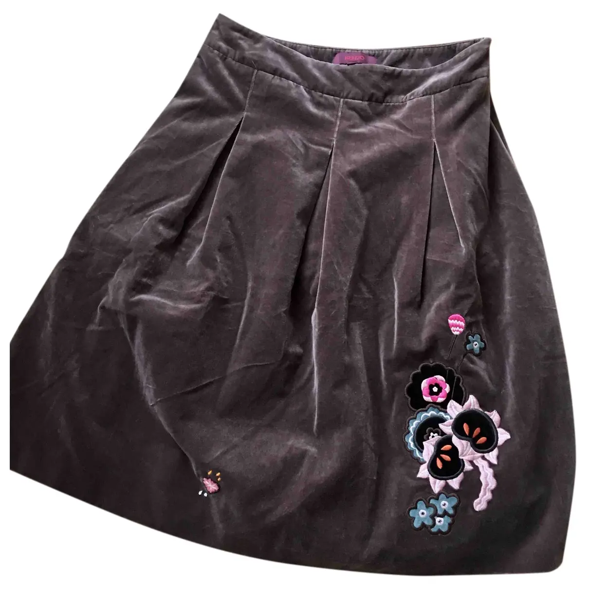 Velvet mid-length skirt Kenzo