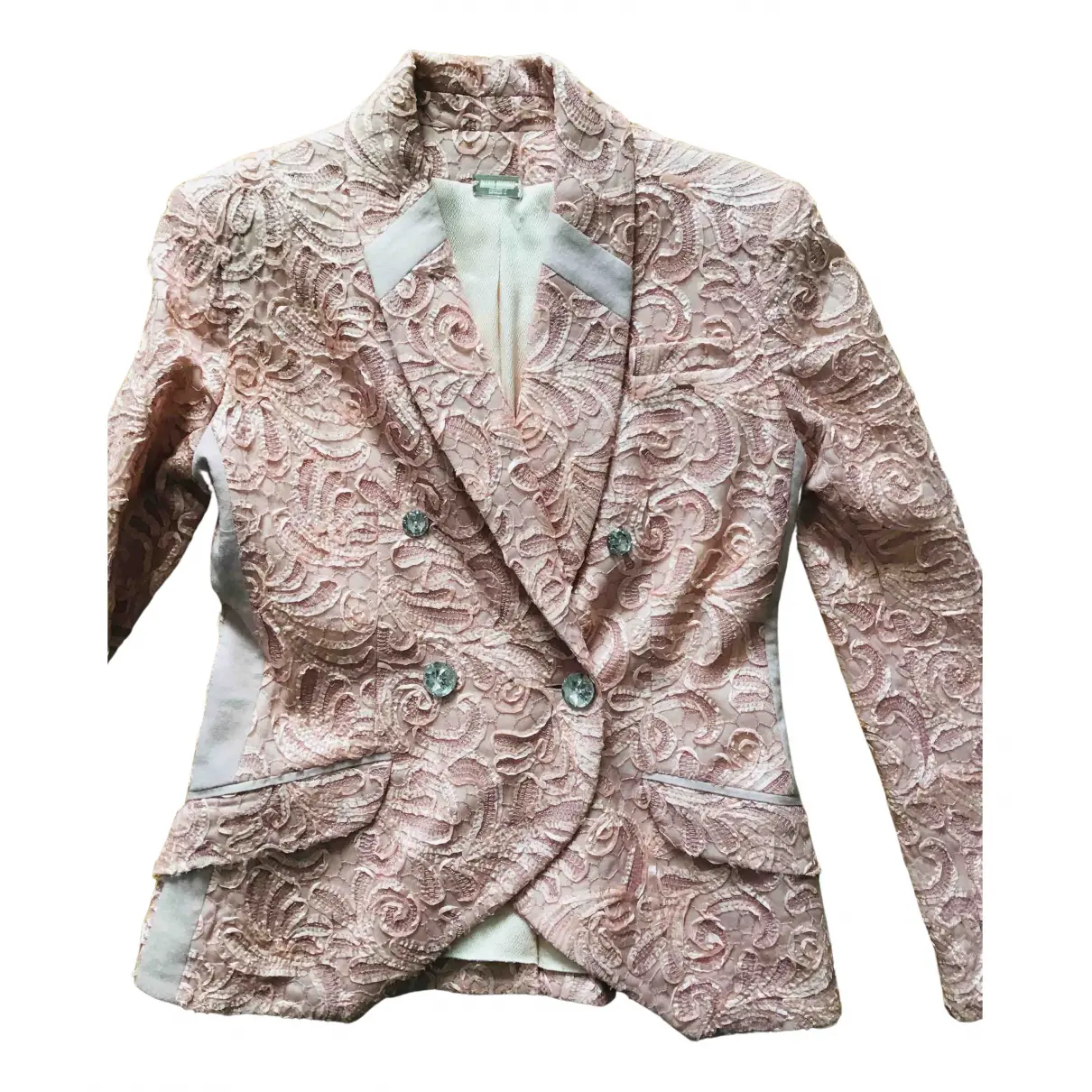 Pink Viscose Jacket Alexis Mabille