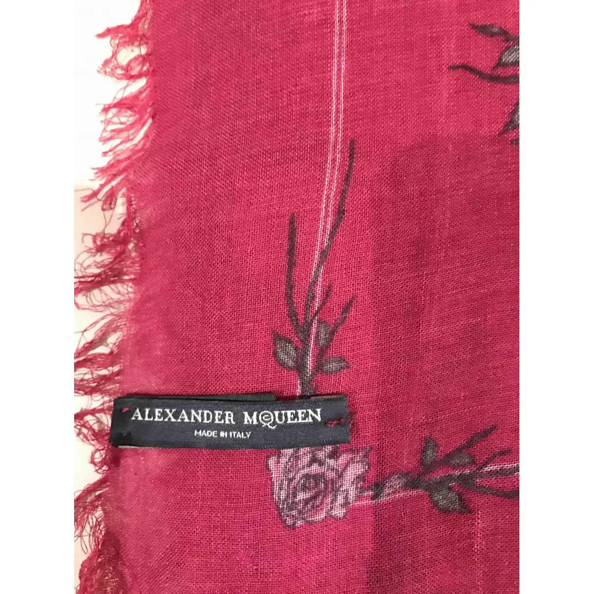 Alexander McQueen Wool silk handkerchief for sale