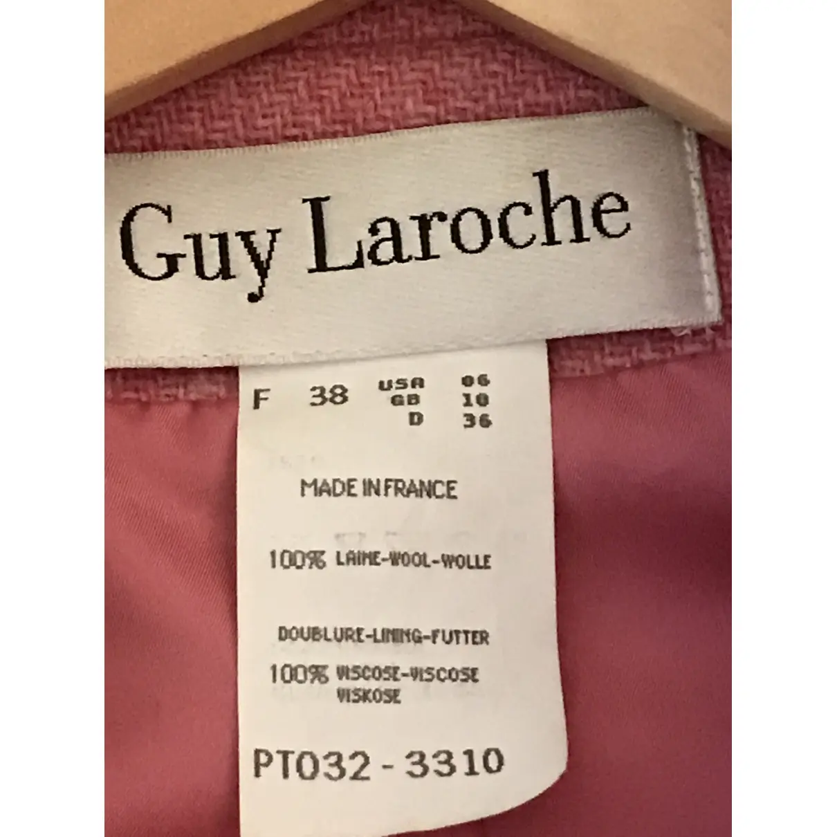 Wool short vest Guy Laroche