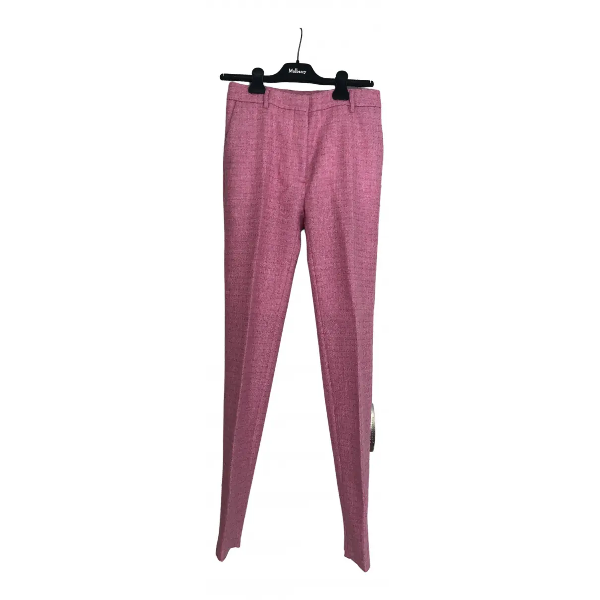 Wool straight pants Mulberry