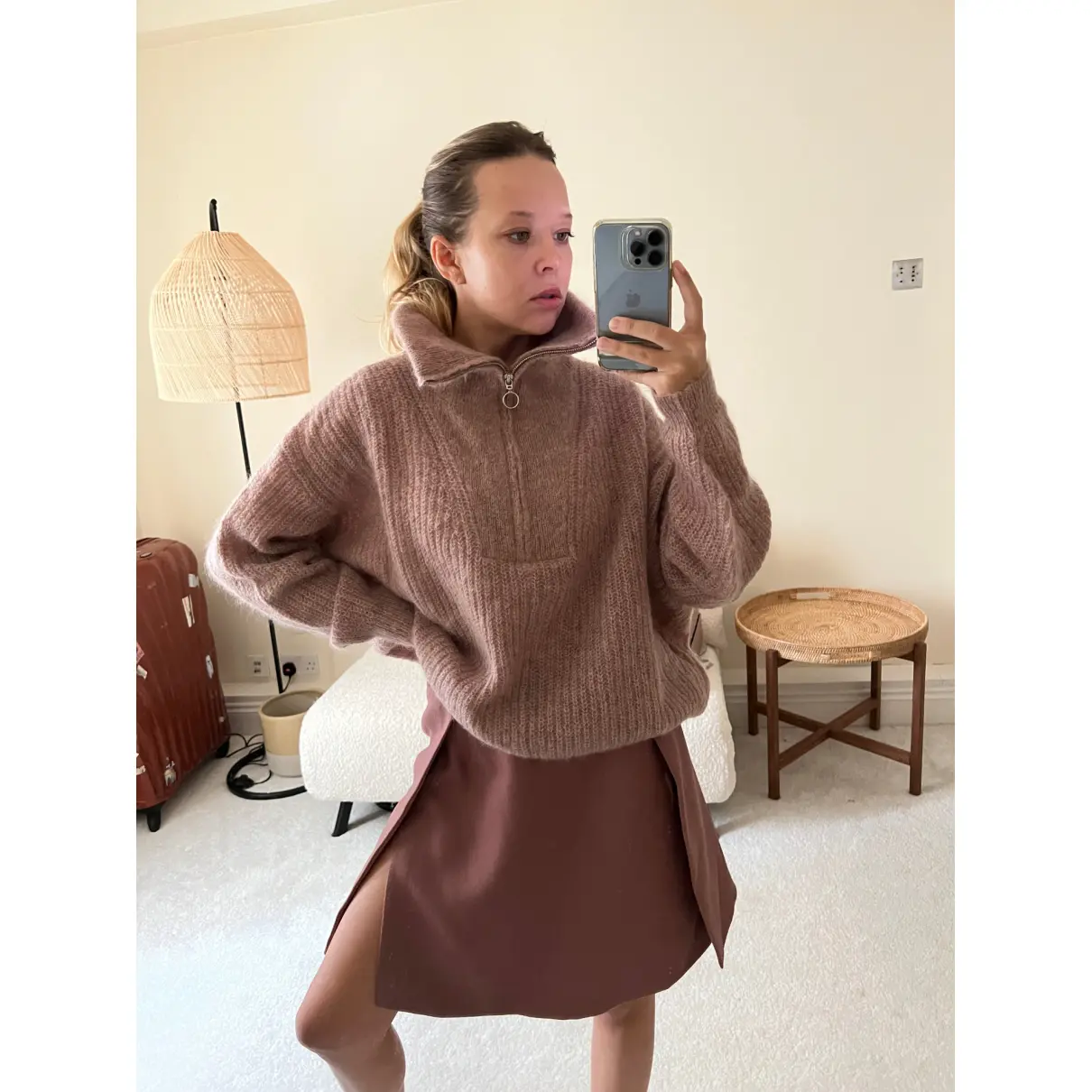 Wool mini skirt Stella McCartney