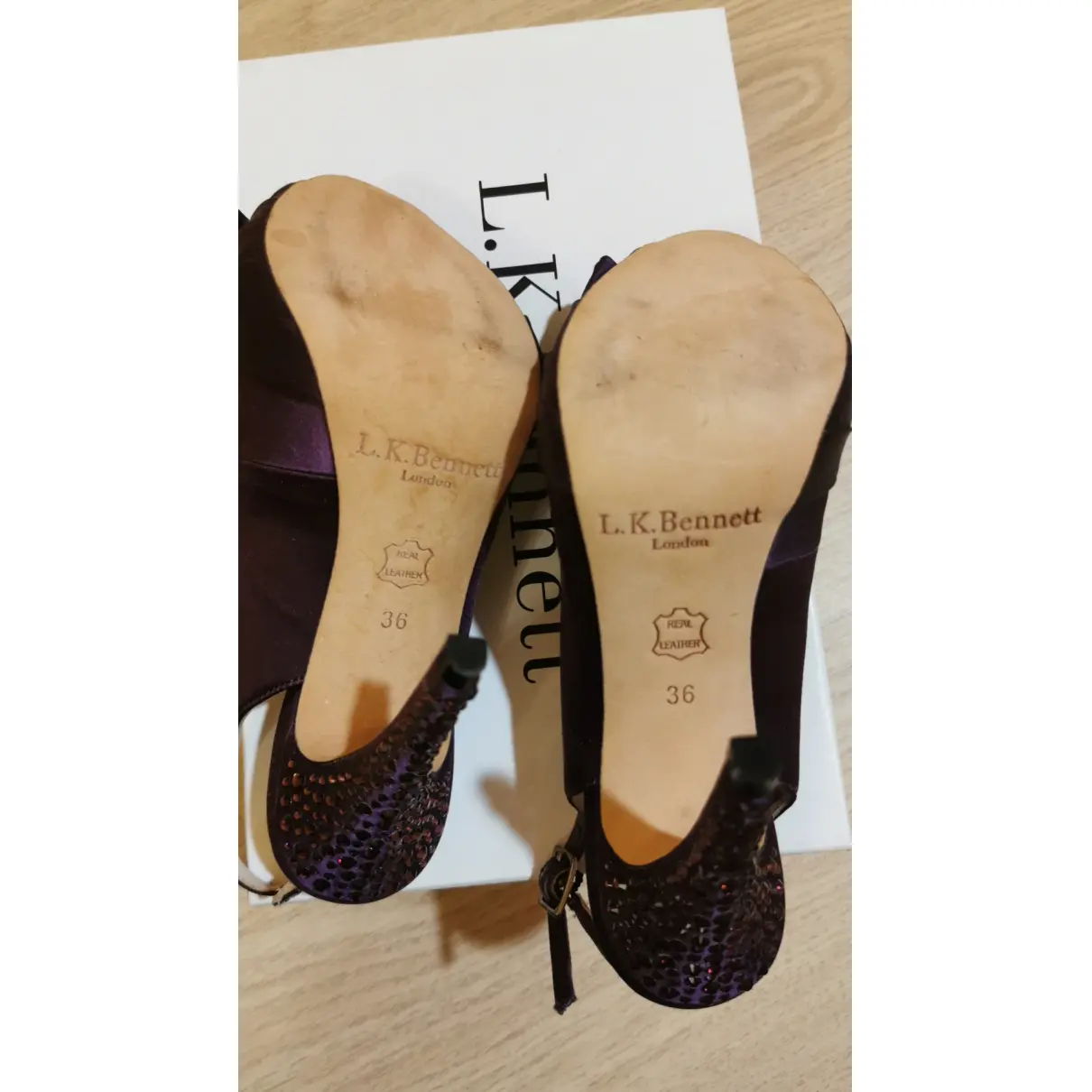 Cloth heels Lk Bennett