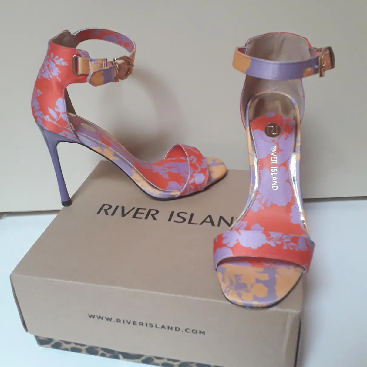Cloth sandals River Island
