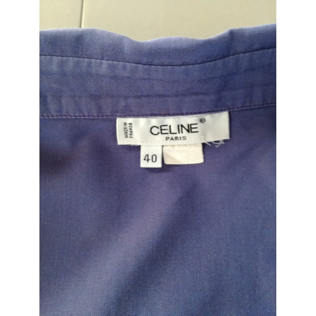 Buy Celine Purple Cotton Top online - Vintage