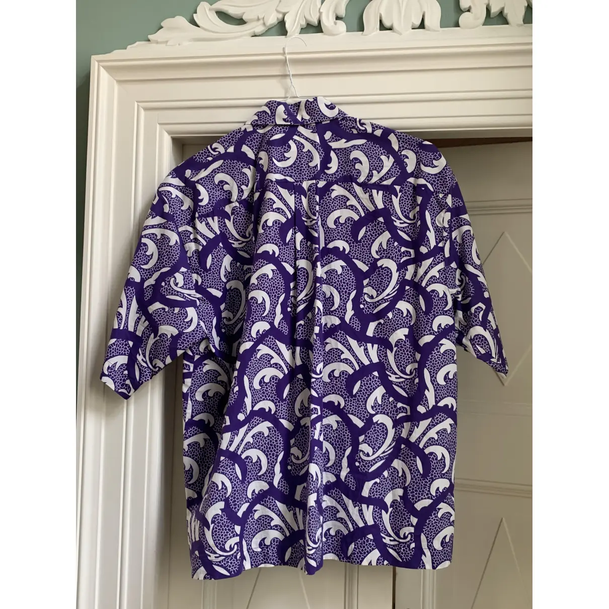 Buy Dries Van Noten Purple Cotton Top online