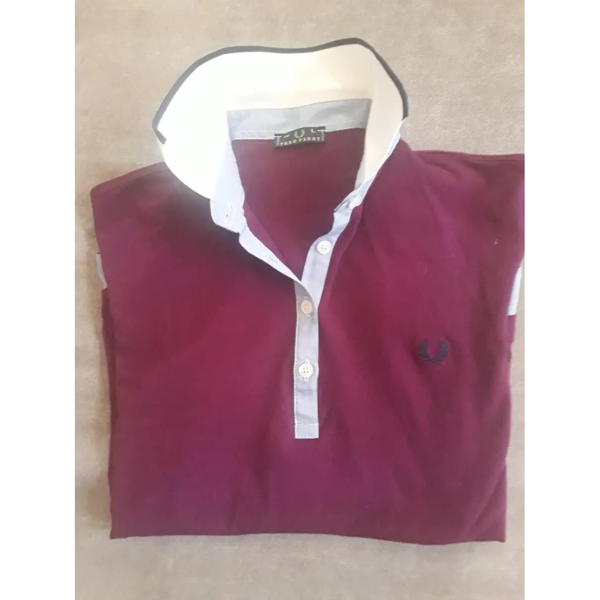 Purple Cotton Top Fred Perry