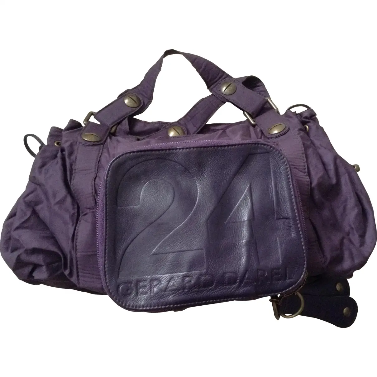 Purple Cotton Handbag Gerard Darel