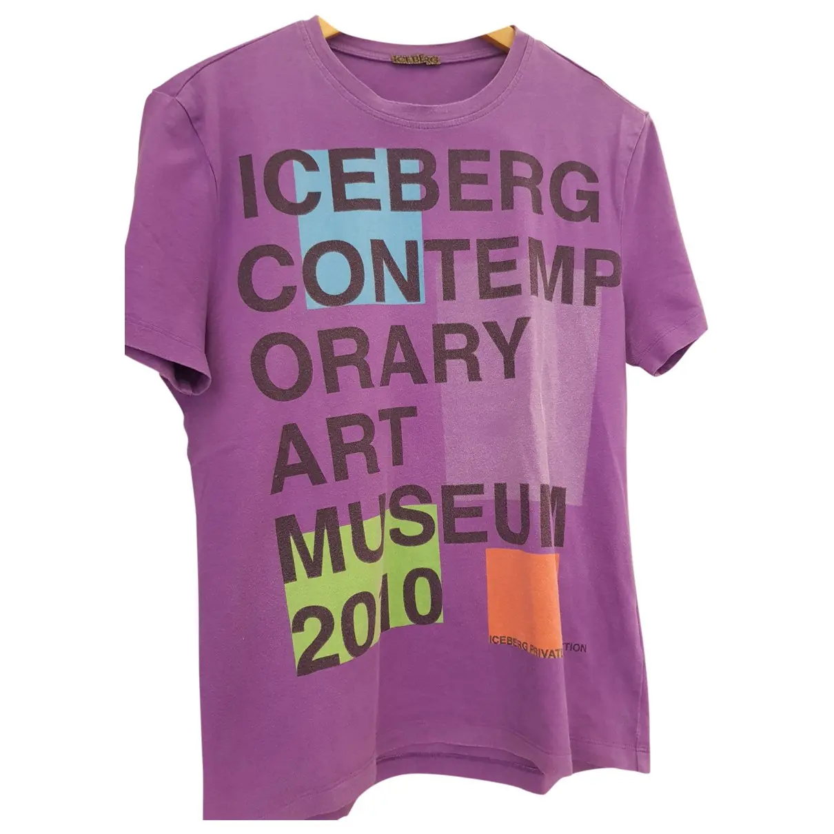 Purple Cotton T-shirt Iceberg