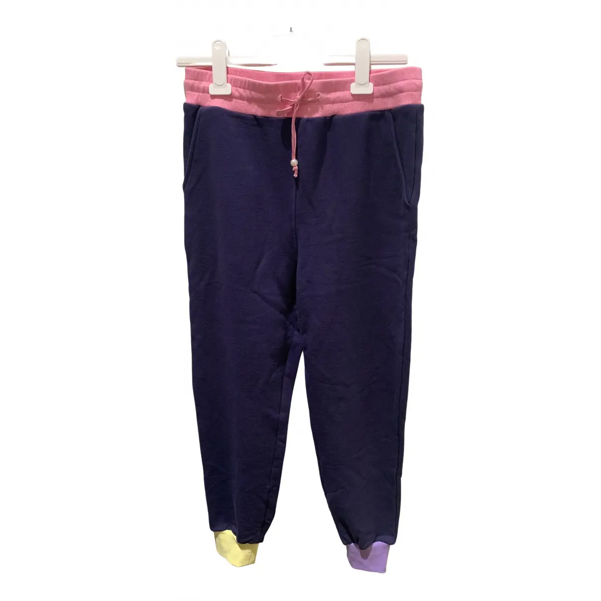 Purple Cotton Trousers Olivia Rubin