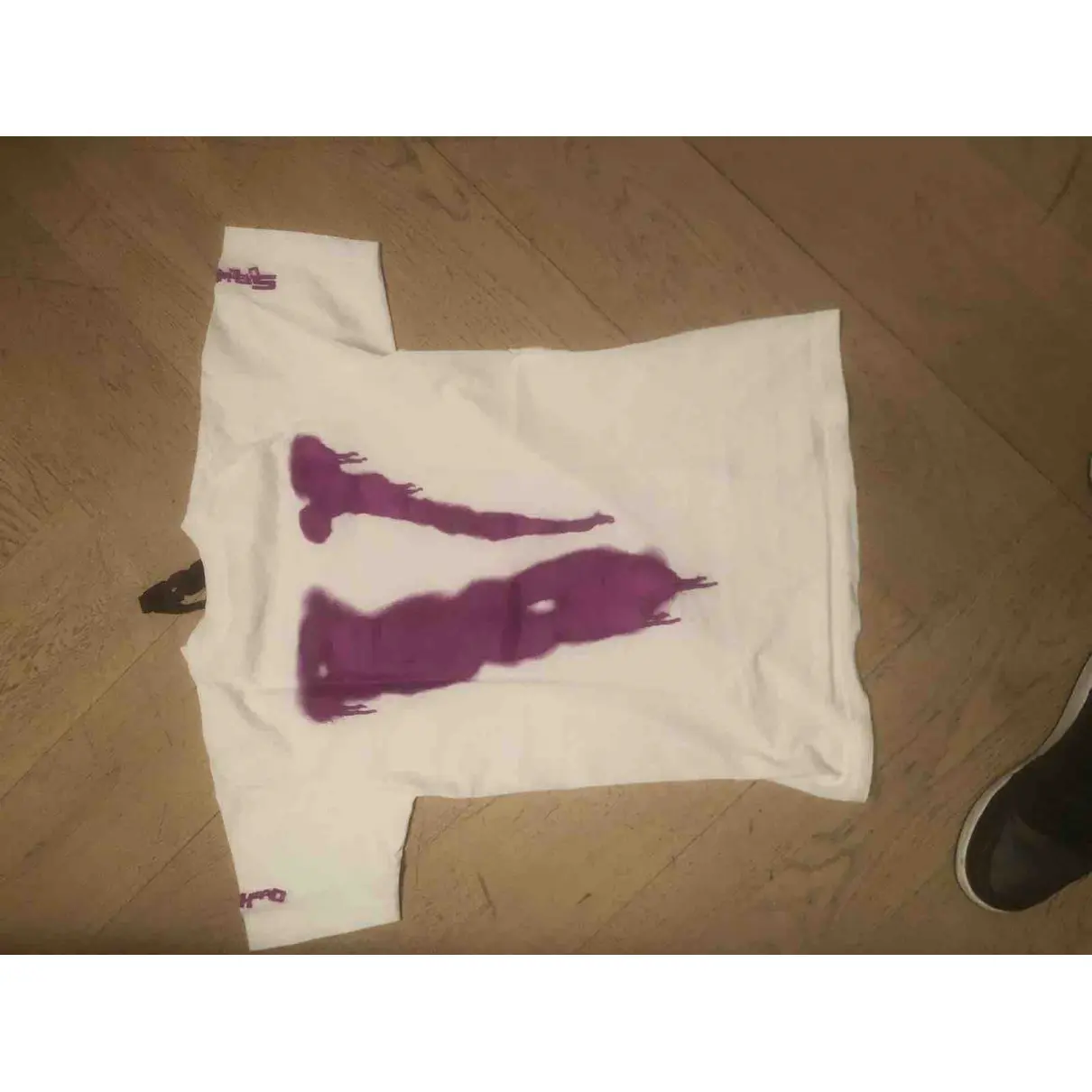 Buy Vlone Purple Cotton T-shirt online