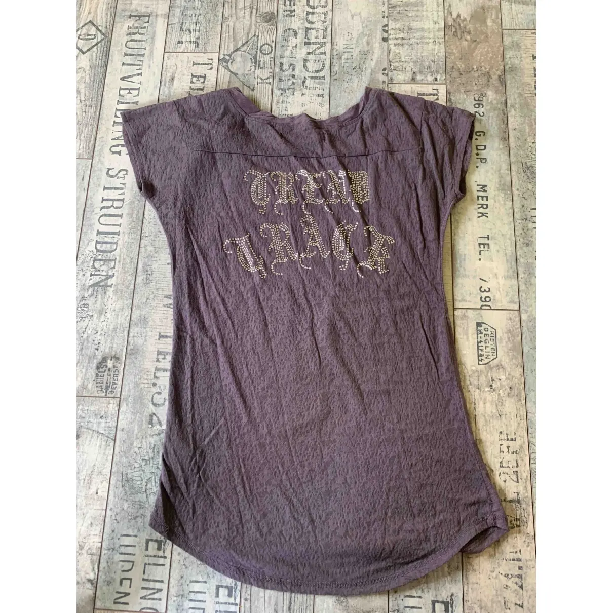 Zara Purple Cotton Top for sale