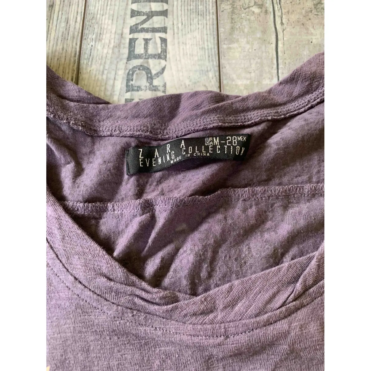 Buy Zara Purple Cotton Top online