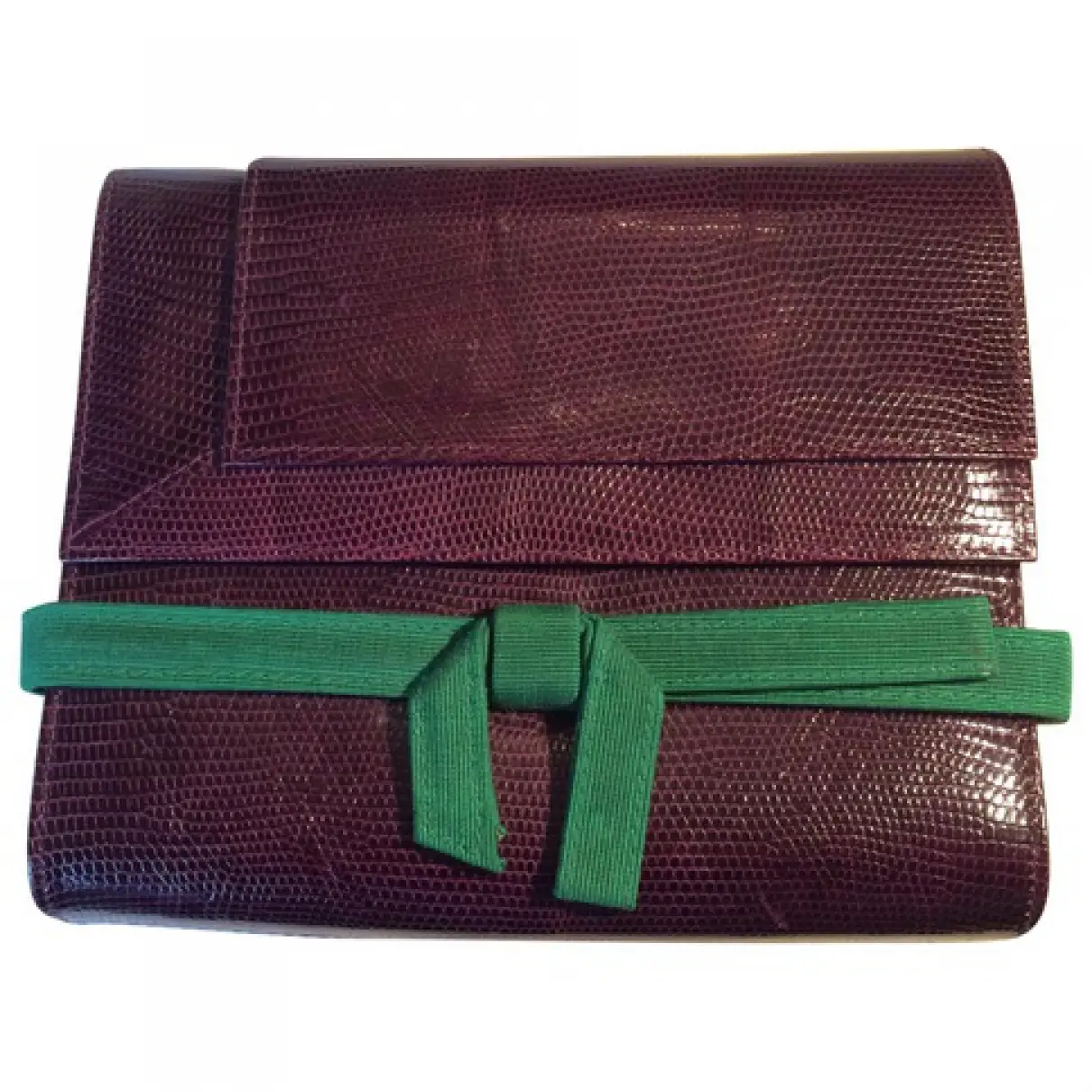 Purple Exotic leathers Handbag Gianni Versace - Vintage