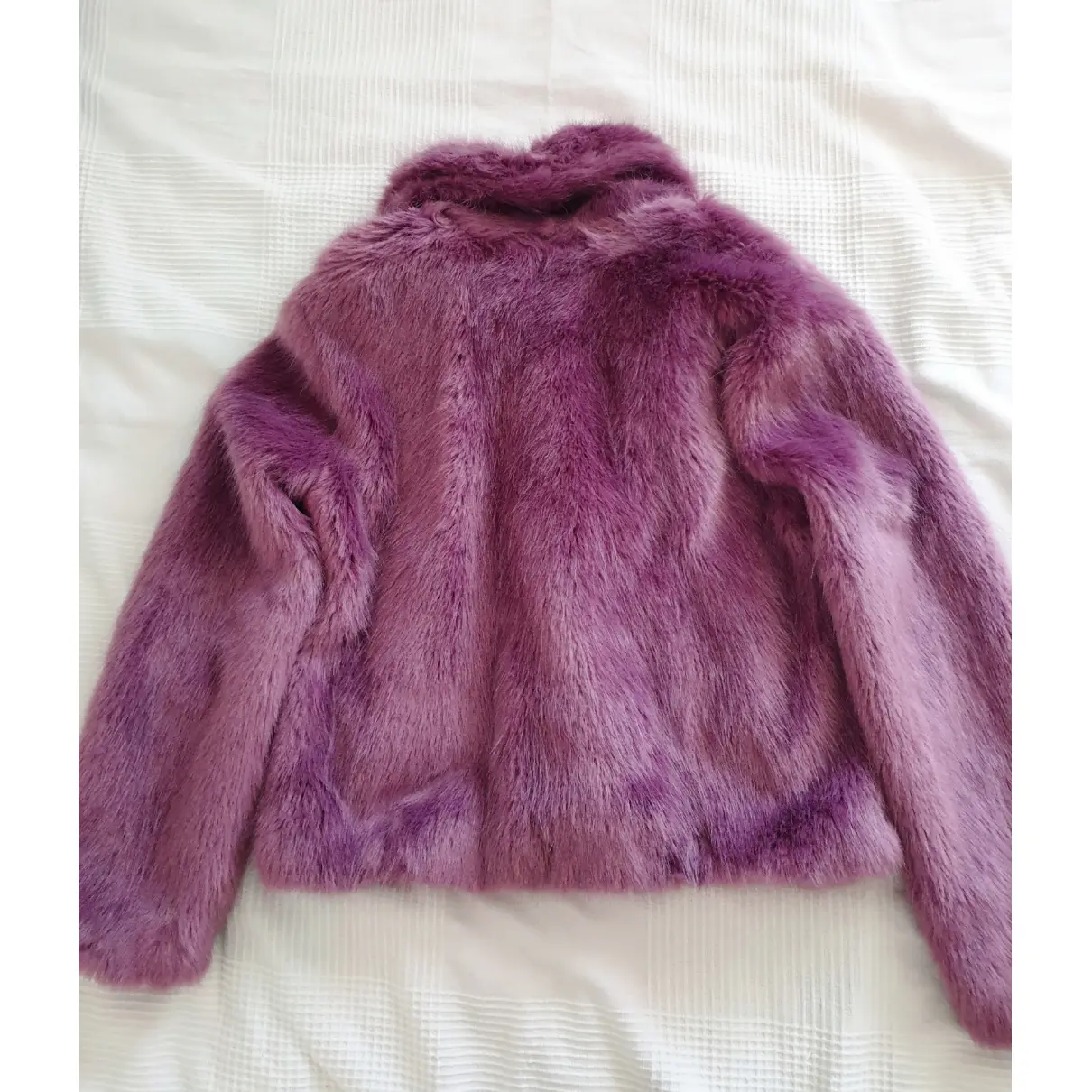 Buy BERSHKA Faux fur coat online