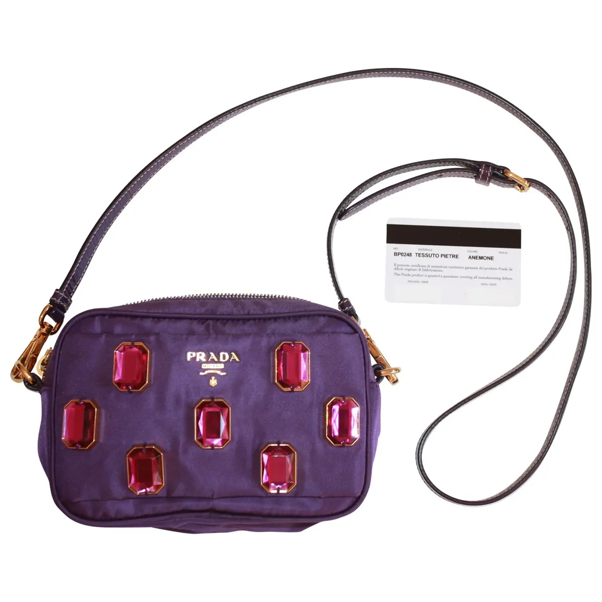 Purple Handbag Prada