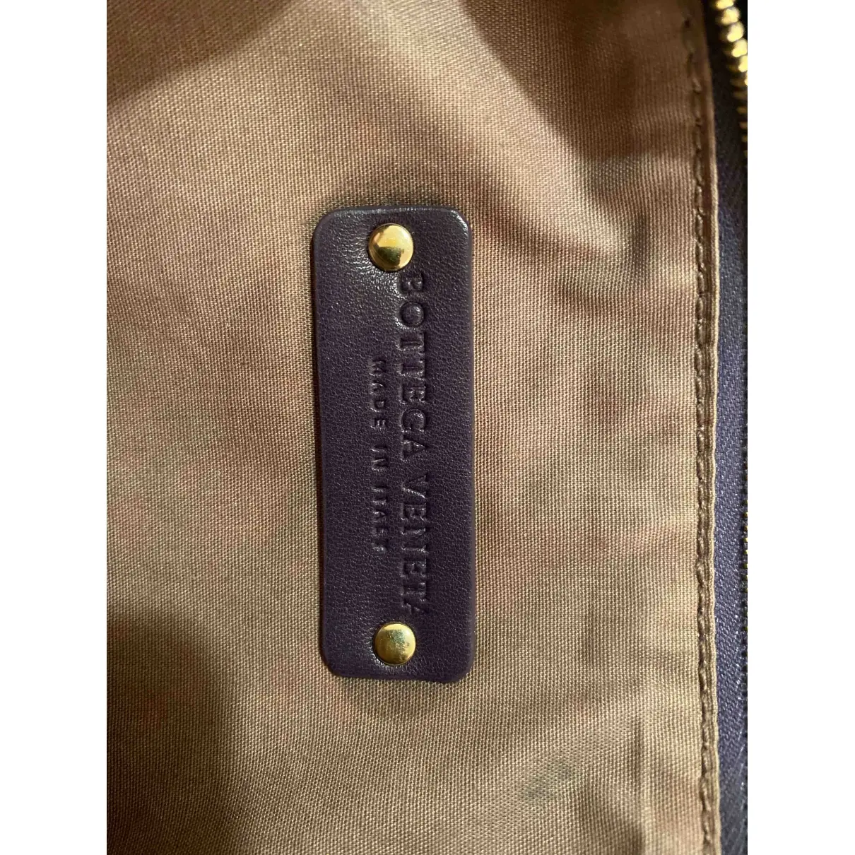 Leather clutch bag Bottega Veneta