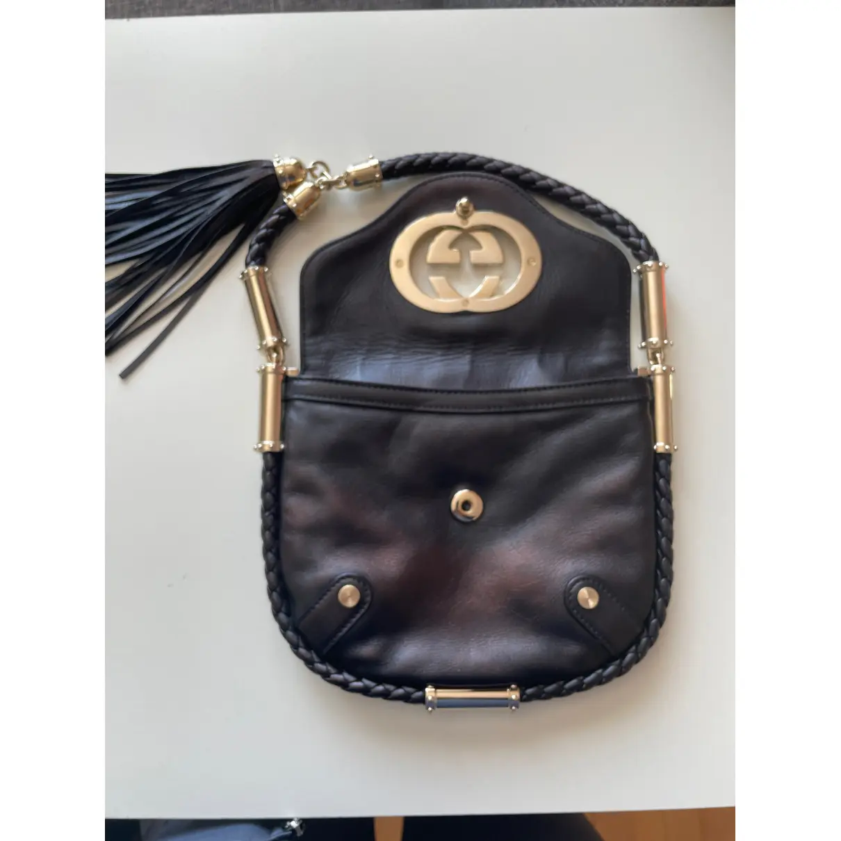 Britt leather crossbody bag Gucci