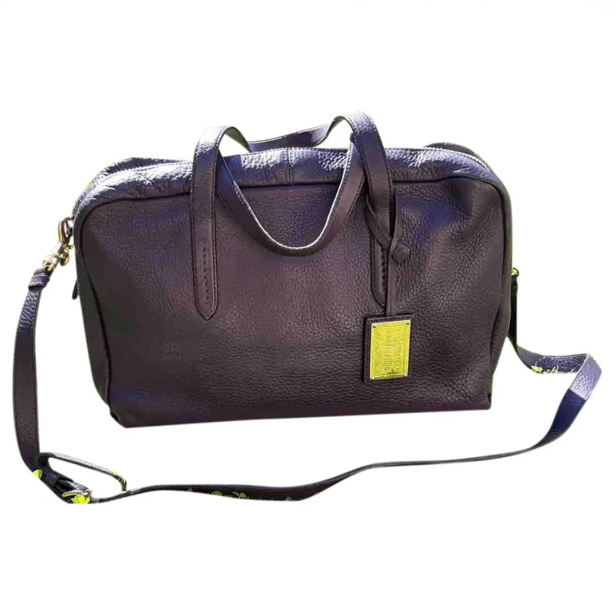 Leather handbag Carshoe