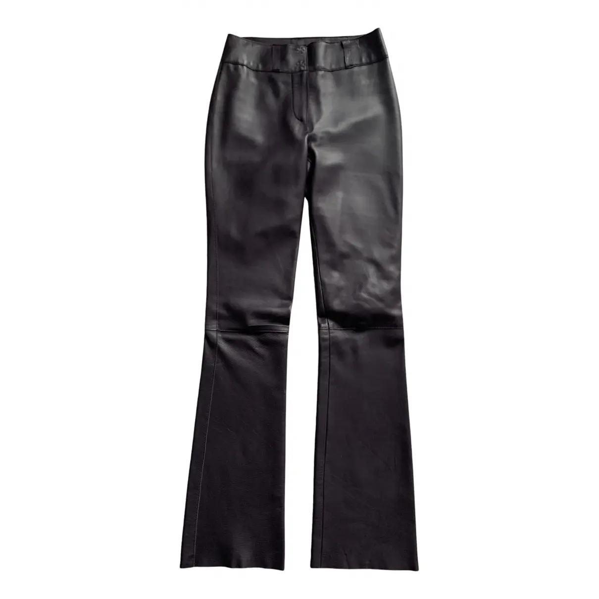 Leather trousers D&G