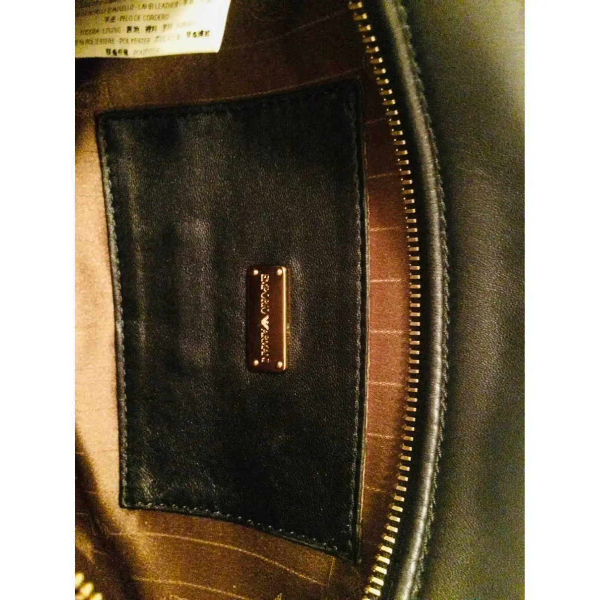 Buy Emporio Armani Leather clutch bag online