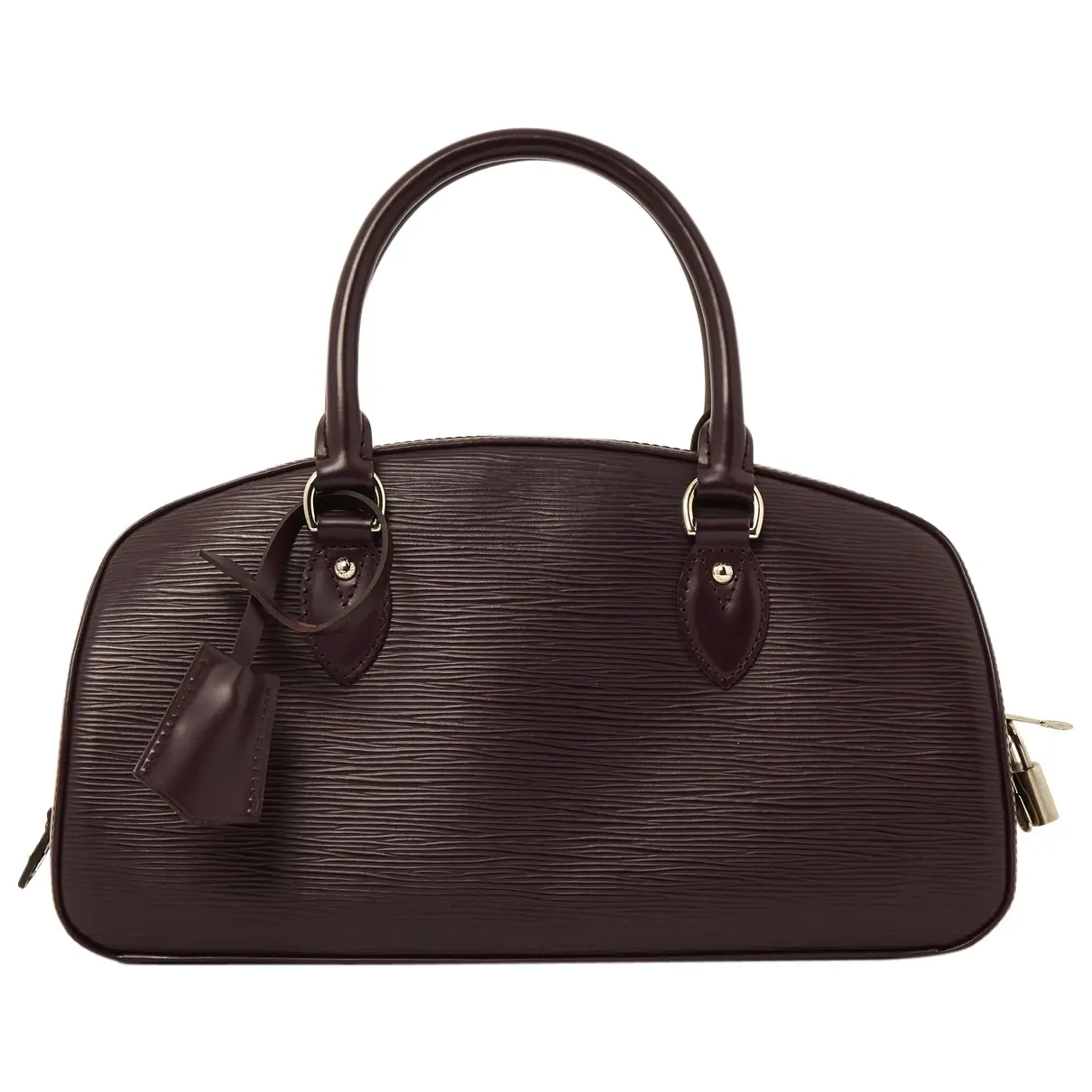 Purple Leather Handbag Louis Vuitton