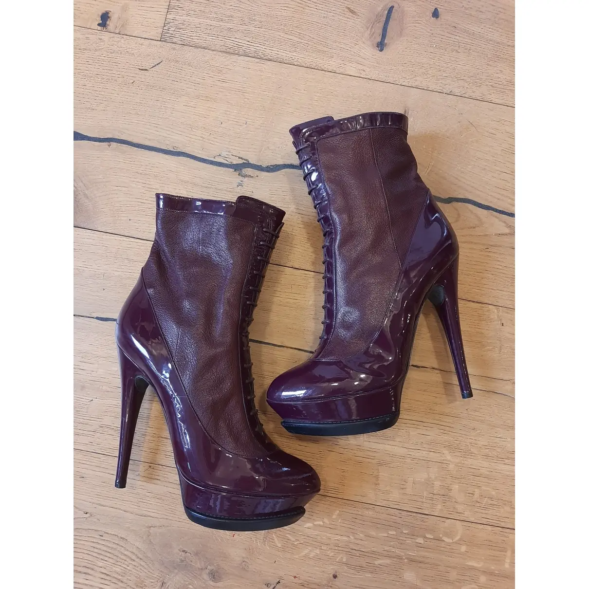 John Galliano Leather ankle boots for sale