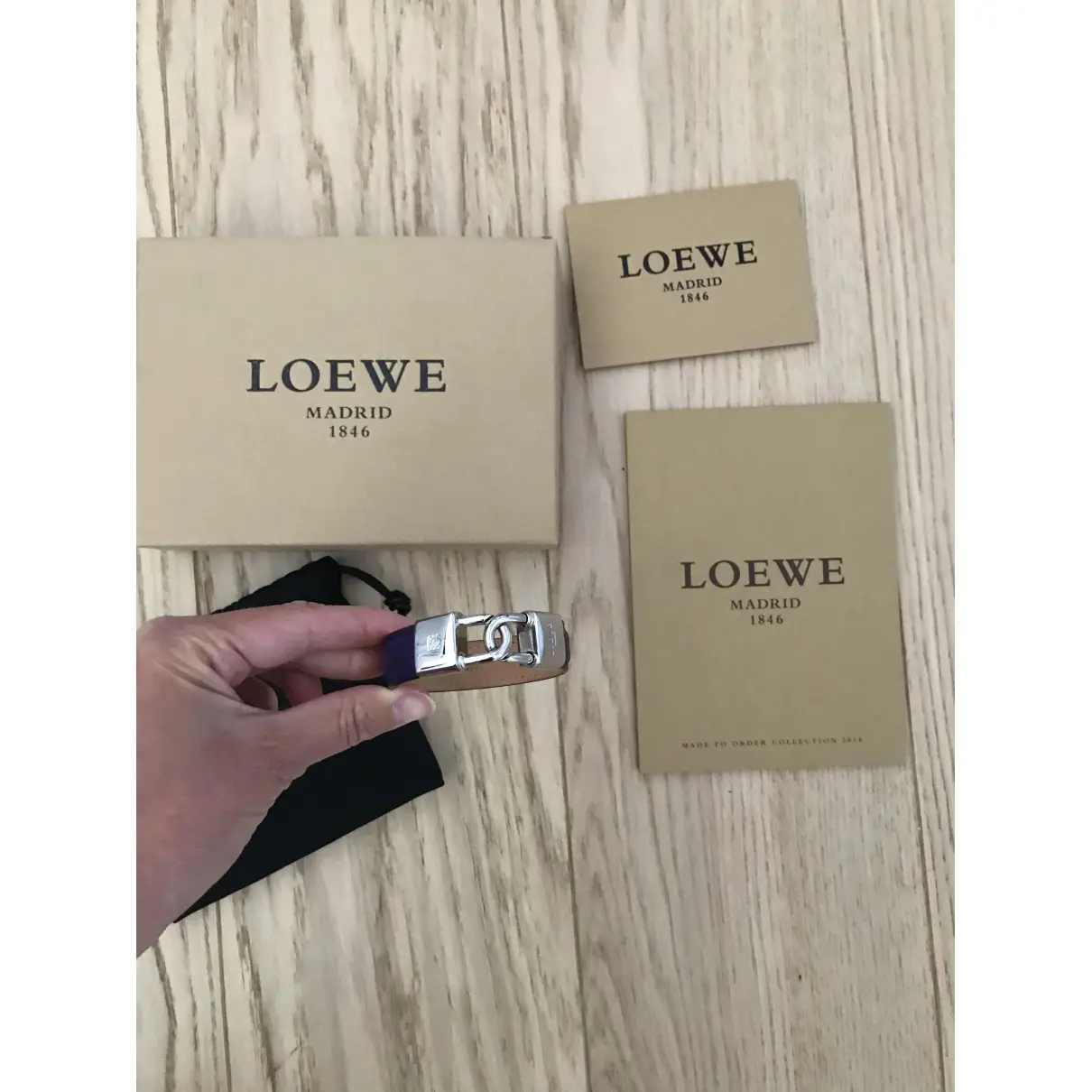 Loewe Leather bracelet for sale