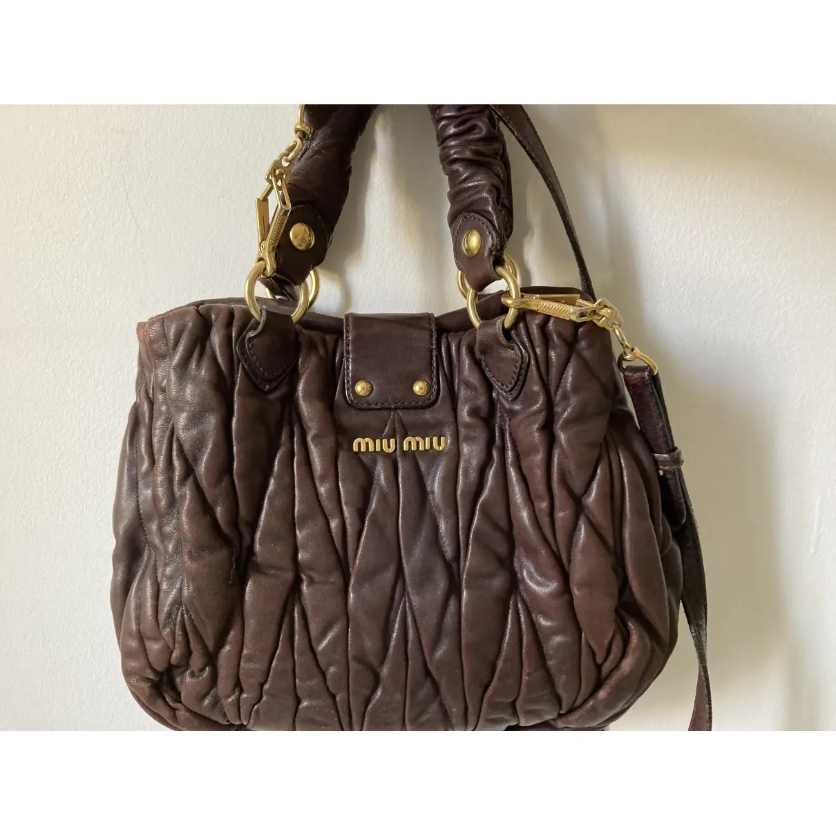 Buy Miu Miu Matelassé leather handbag online - Vintage