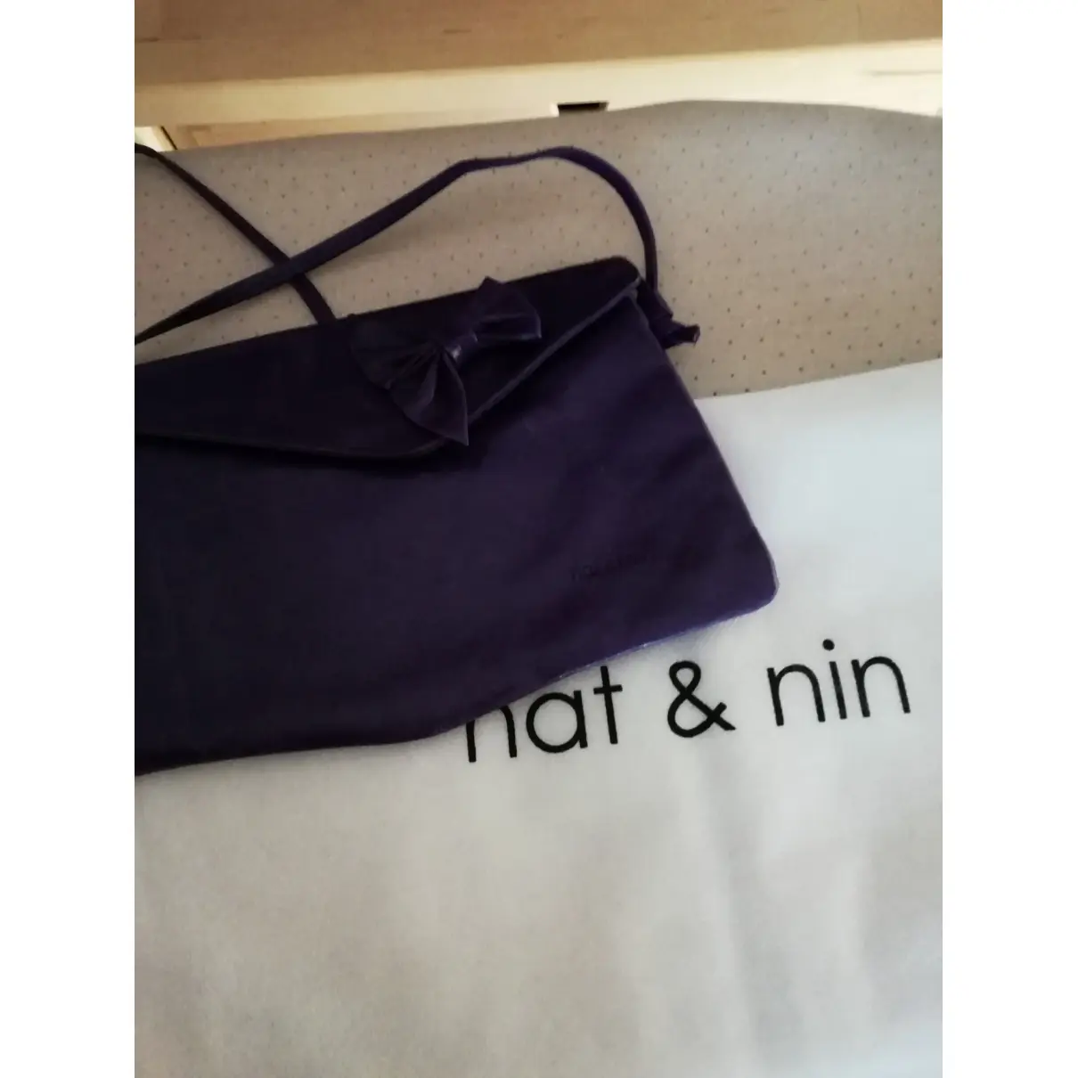 Leather crossbody bag Nat & Nin